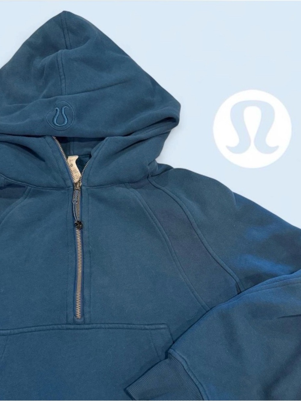 lululemon athletica Scuba Blue Quarter-Zip Hoodie